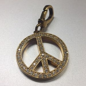 NWOT Juicy Couture Peace Sign Charm, YJRUS619